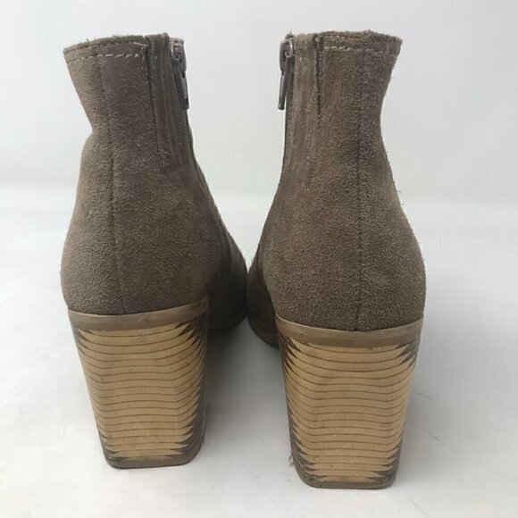 Seychelles Tan Grand Finale Leather Ankle Boot Size 7.5 - Picture 10 of 10
